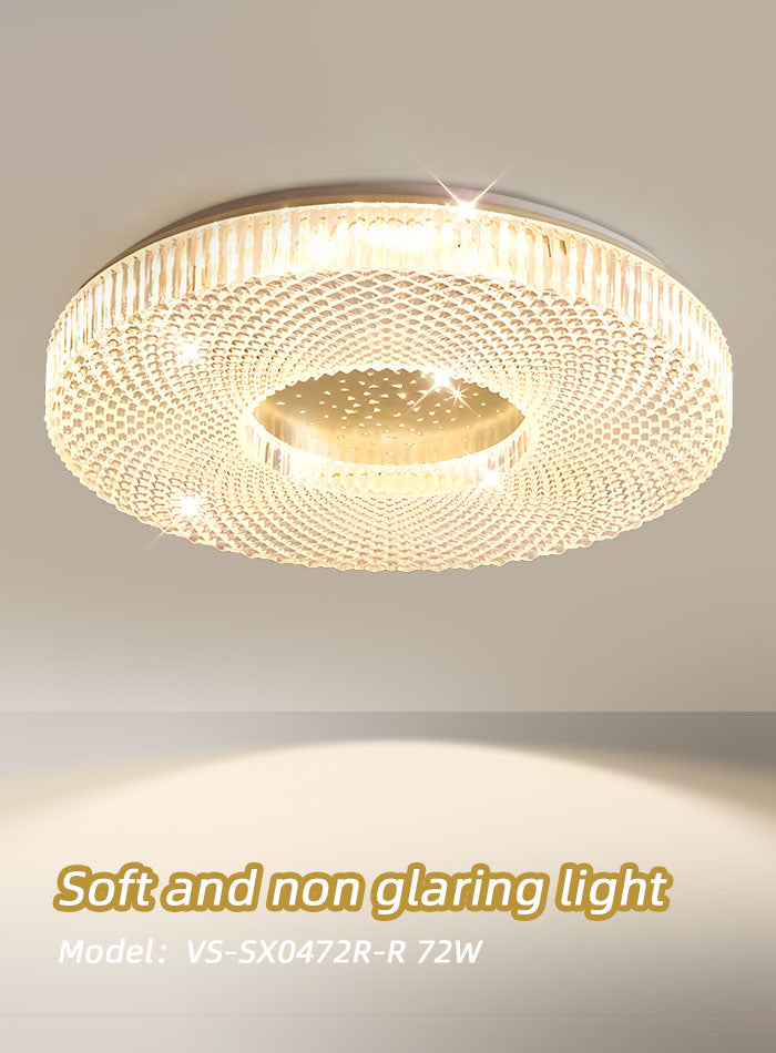 Contemporary smart home lighting fixture with Bluetooth control and dimming features