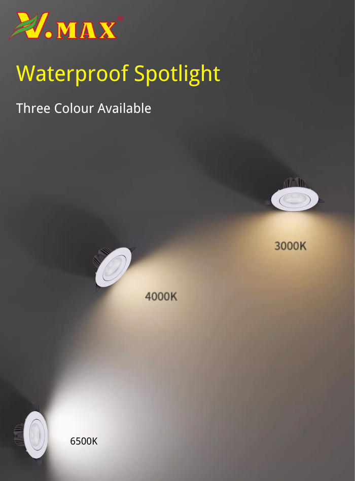 LED Bathroom Waterproof Spotlight,IP44