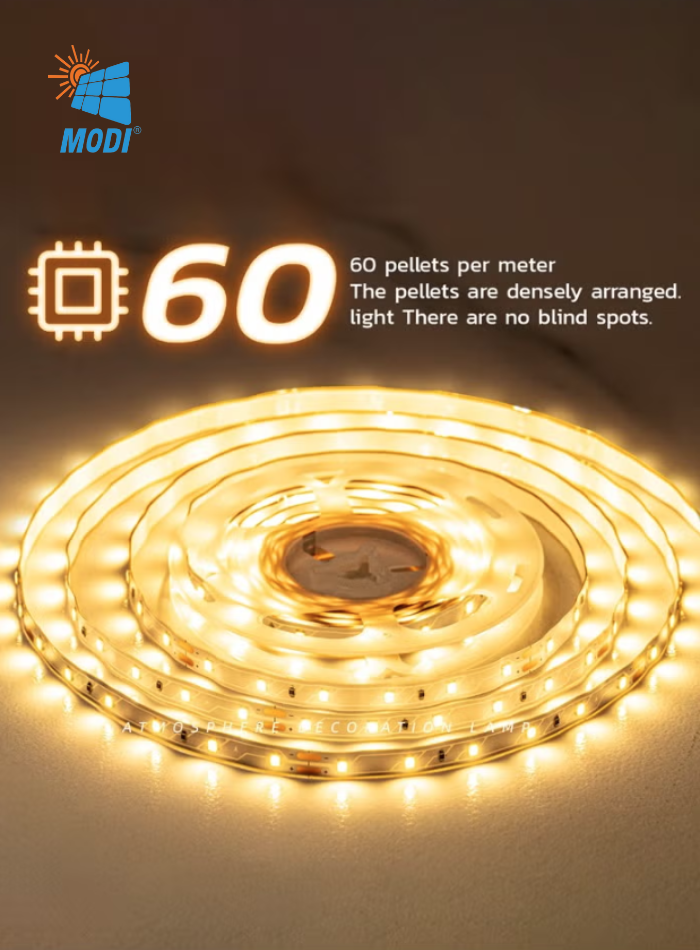 Modi 3M USB 5V 2835 Led Strip Warm White Yellow Color (3000K)