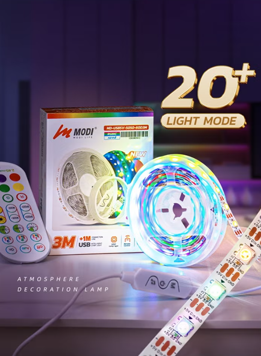 MODI USB RGB LED strip with remote control ,