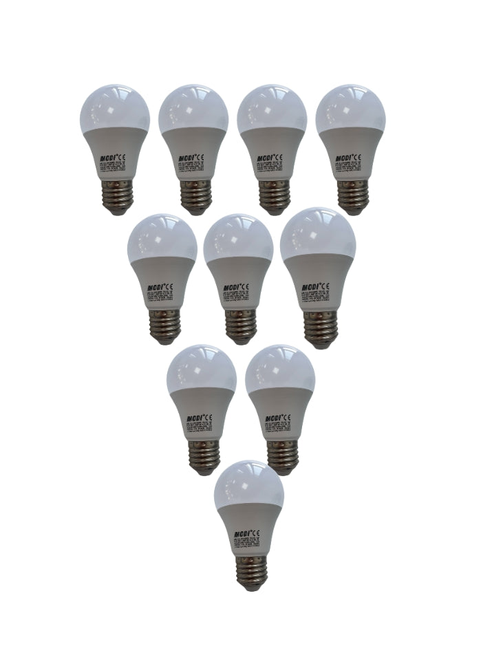 Modi Led Bulb E27 Lamp (Pack of 10)