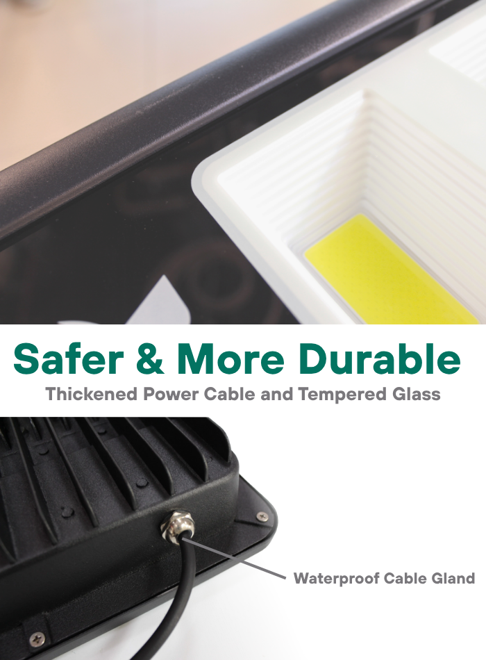 High Power IP66 LED Flood Light –Outdoor Lighting for Villas, Construction Sites & Sports Fields