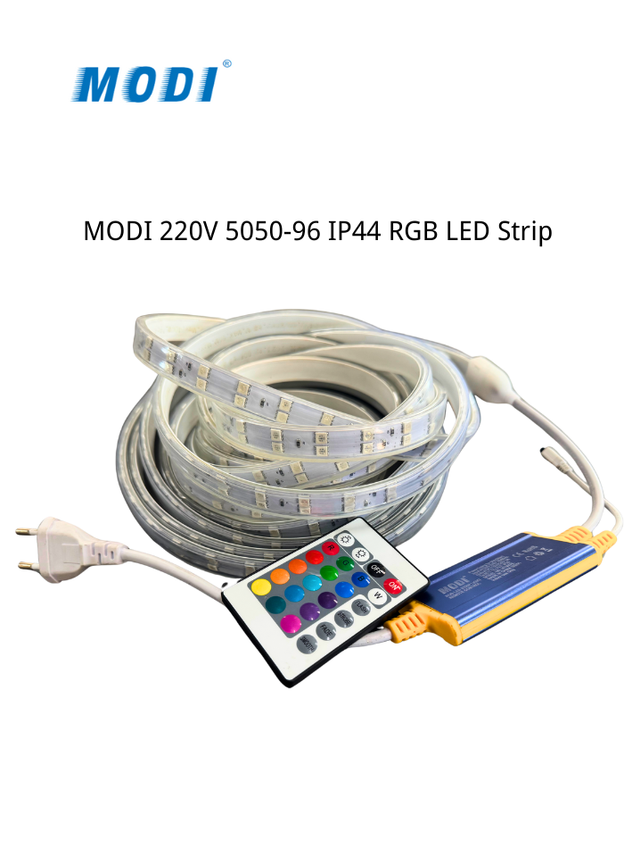 220V RGB LED strip with remote